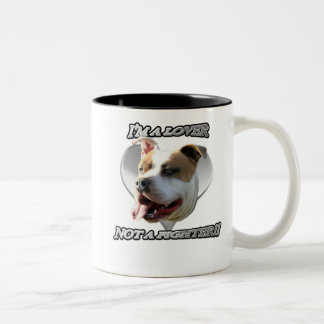 I'm a lover not a fighter pitbull mug