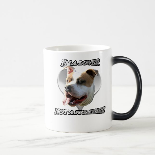 I'm a lover not a fighter pitbull mug (Right)