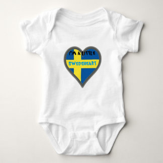 I'm A Lttle Swedeheart Baby Clothes Bodysuit