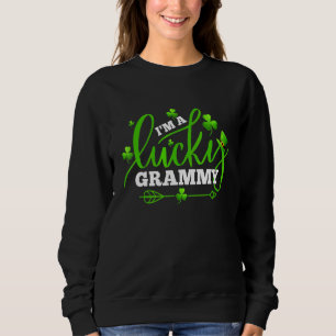 I'm A Lucky Grammy Shamrock St Patricks Day Party Sweatshirt
