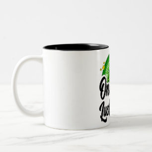 I'm a Lucky Nurse Shamrock Top Hat St Patrick's Da Two-Tone Coffee Mug