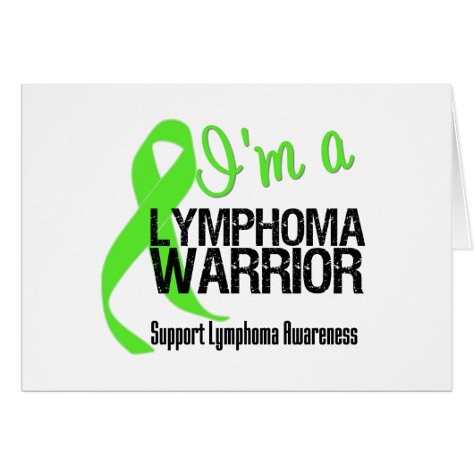 I'm a Lymphoma Warrior Cards (Front Horizontal)
