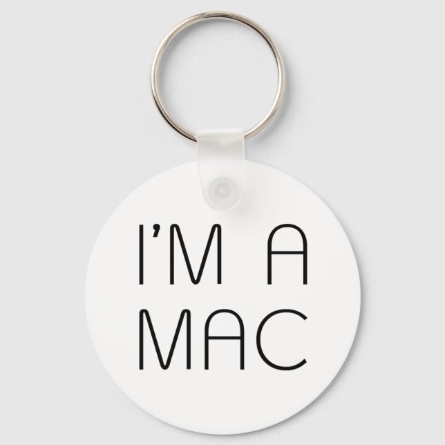 im a mac keychain (Front)