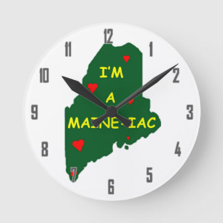 I'M A MAINE IAC ROUND CLOCK