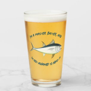 I'm a master baiter... - Fishing Beer Glass