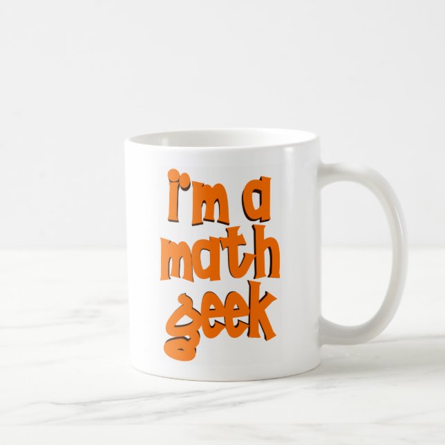 I'm a math geek coffee mug (Right)