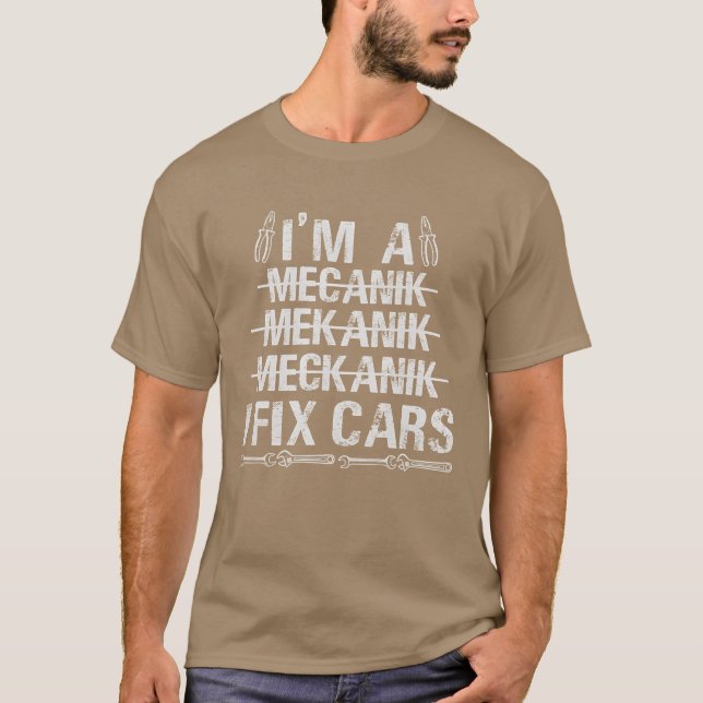 Im A Mechanic I Fi Cars Auto Mechanic boy T-Shirt (Front)