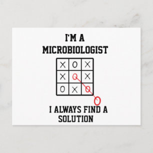 Im A Microbiologist I Always Find A Solution   Postcard