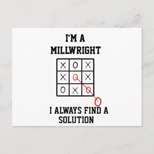 Im A Millwright I Always Find A Solution  Postcard