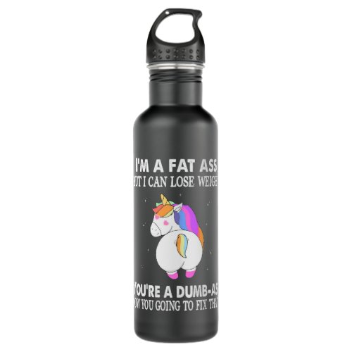 Im A Mom A School Bus Driver Funny Womens Bus Driv Stainless Steel Water Bottle