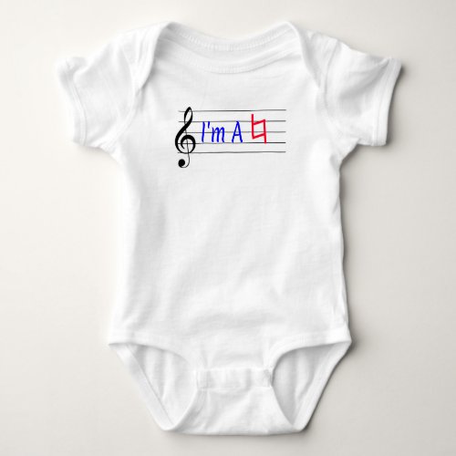 Im a natural Musician Gift Musical Baby Bodysuit