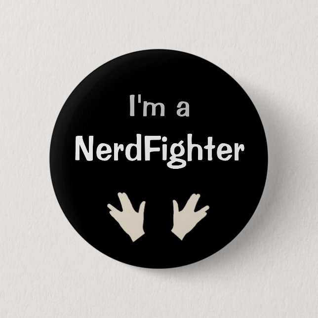 I'm a NerdFighter - DFTBA Pinback Button (Front)