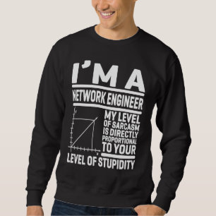 I'm A Network Engineer My Level Of Sarcasm Is Dire Sweatshirt
