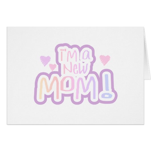 I'm a New Mom Tshirts and Gifts (Front Horizontal)