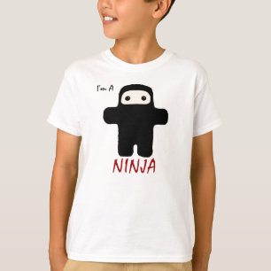 I'm A Ninja in Black kids T-Shirt