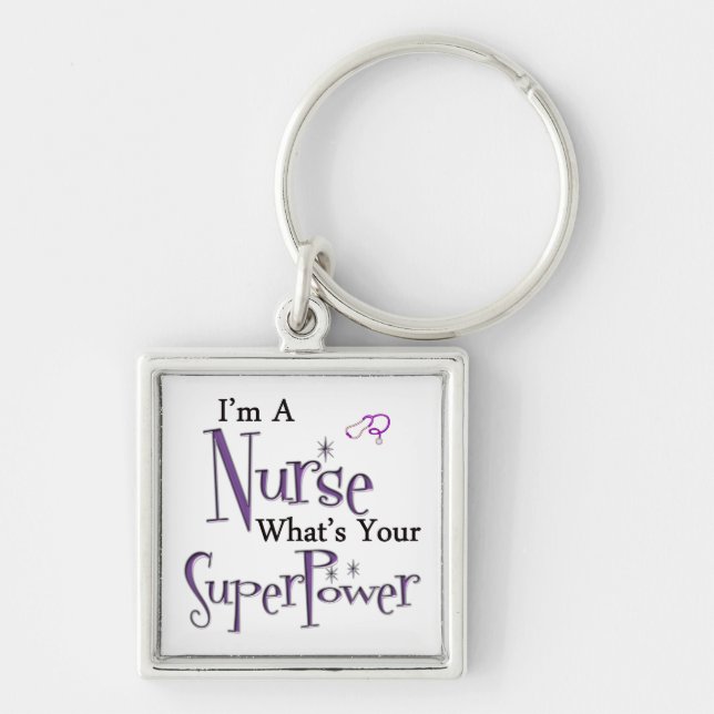 I'm A Nurse Keychain (Front)