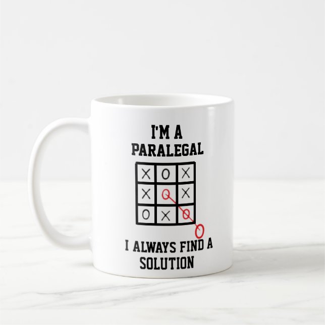 Im A Paralegal I Always Find A Solution Mug (Left)