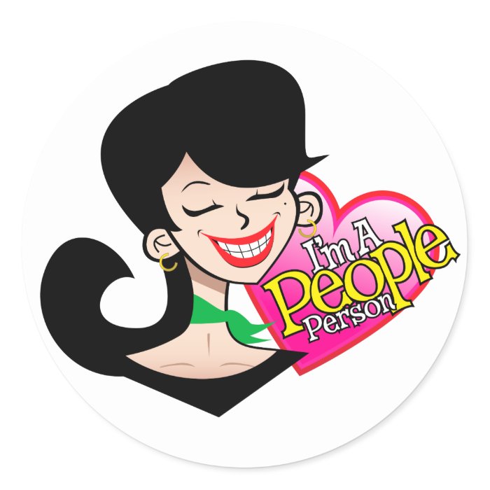 I'm A People Person Sticker