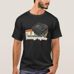 I'm a photographer, vintage colorful photographer T-Shirt