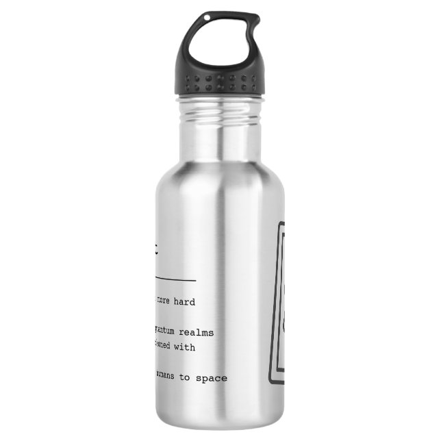 I'm a Physicist Stainless Steel Water Bottle (Front)