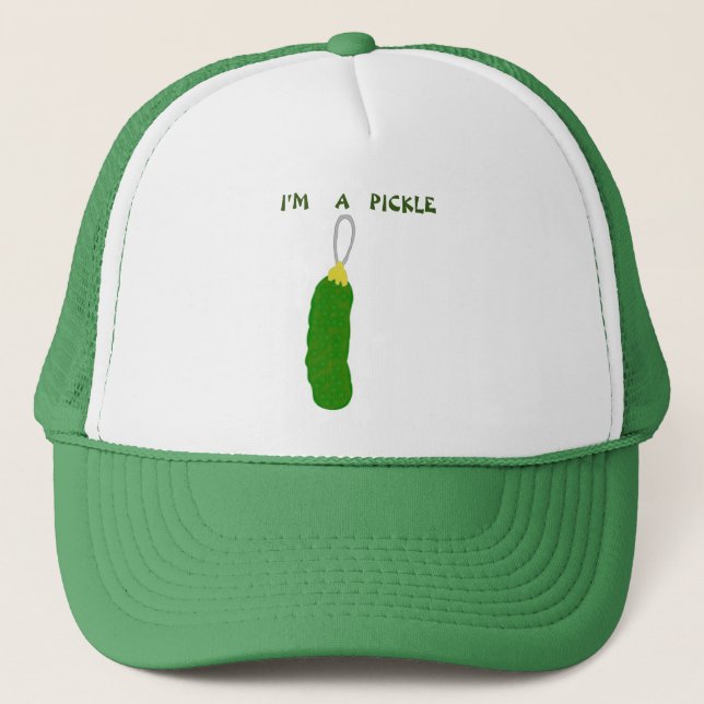 I'M A PICKLE-TRUCKER'S CAP (Front)