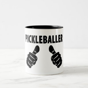 I'm A Pickleballer Two-Tone Coffee Mug