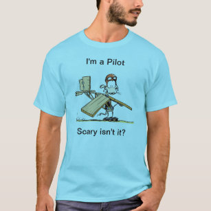 funny pilot t shirts