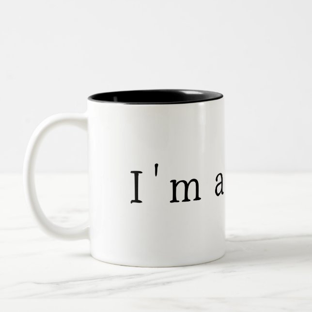 I'm a pilote Two-Tone coffee mug (Left)