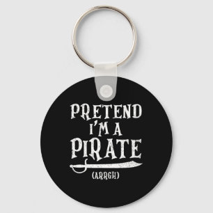 I'm A Pirate Arrgh Costume Party Halloween Pirate Keychain