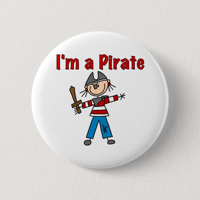 I'm a Pirate Button (Front)