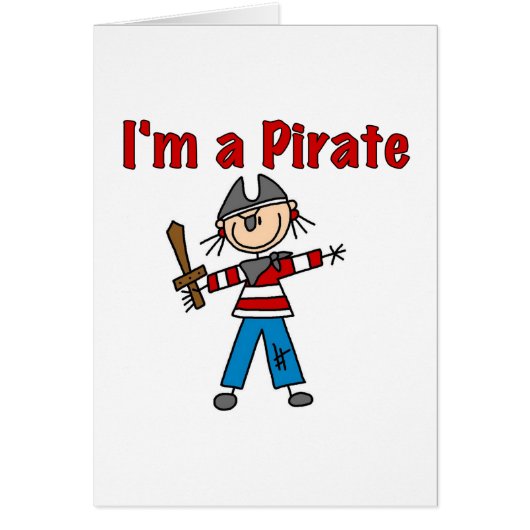 I'm a Pirate Cards (Front)