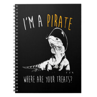 I'm a pirate Iguana Notebook