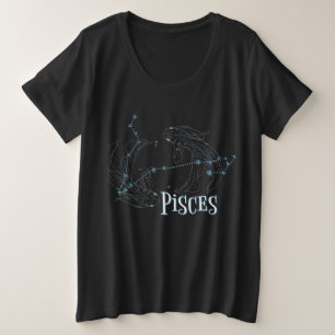 I'm A Pisces Girl. Trendy Pisces Zodiac Sign Plus Size T-Shirt
