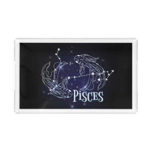 Im A Pisces Zodiac.Trendy Pisces Zodiac Sign Acrylic Tray