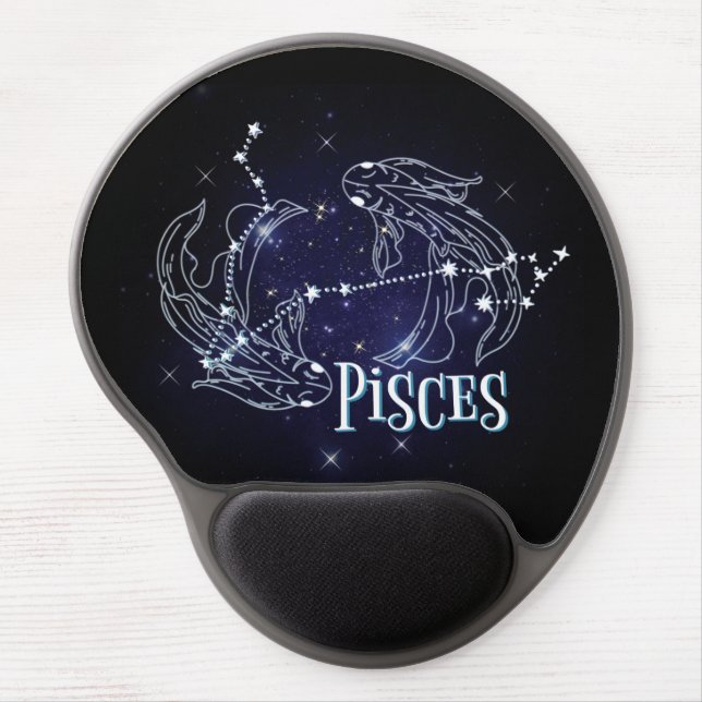 Im A Pisces Zodiac.Trendy Pisces Zodiac Sign Gel Mouse Pad (Front)