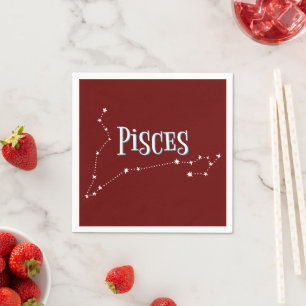Im A Pisces Zodiac.Trendy Pisces Zodiac Sign  Napkins