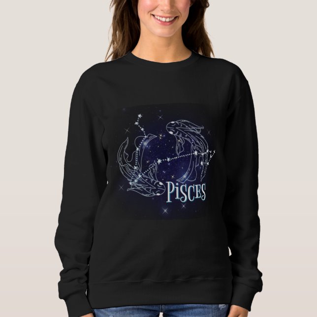 Im A Pisces Zodiac.Trendy Pisces Zodiac Sign   Sweatshirt (Front)