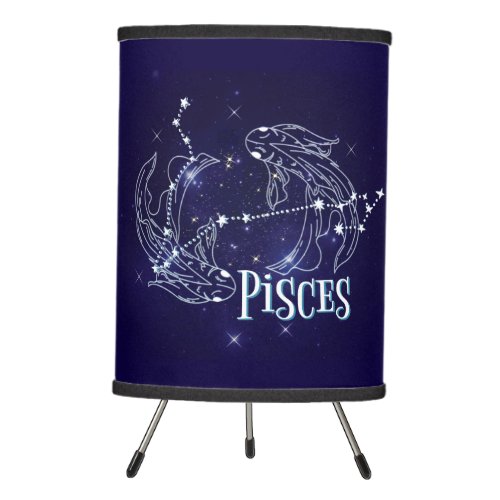 Im A Pisces ZodiacTrendy Pisces Zodiac Sign Tripod Lamp