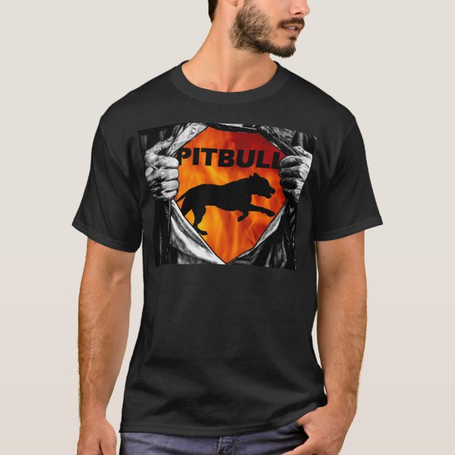I'm a Pitbull Inside T Shirt Great looking Shirt (Front)