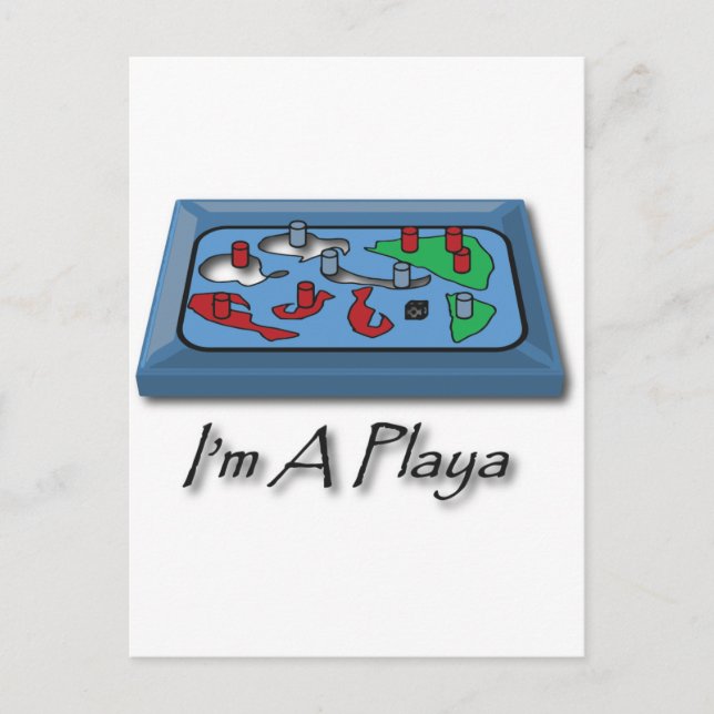 I'm A Playa Postcard (Front)
