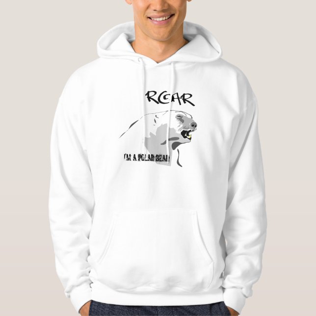 I'm a Polar Bear Hoodie (Front)