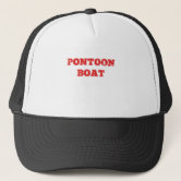 Pon-toon Captain - Pon-toon Boat - Pon-tooning Party Funny Gifts Baseball  Caps Women Dad Hat Ball Hats for Men Women Blue
