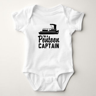 I'm A Pontoon Captain Baby Bodysuit