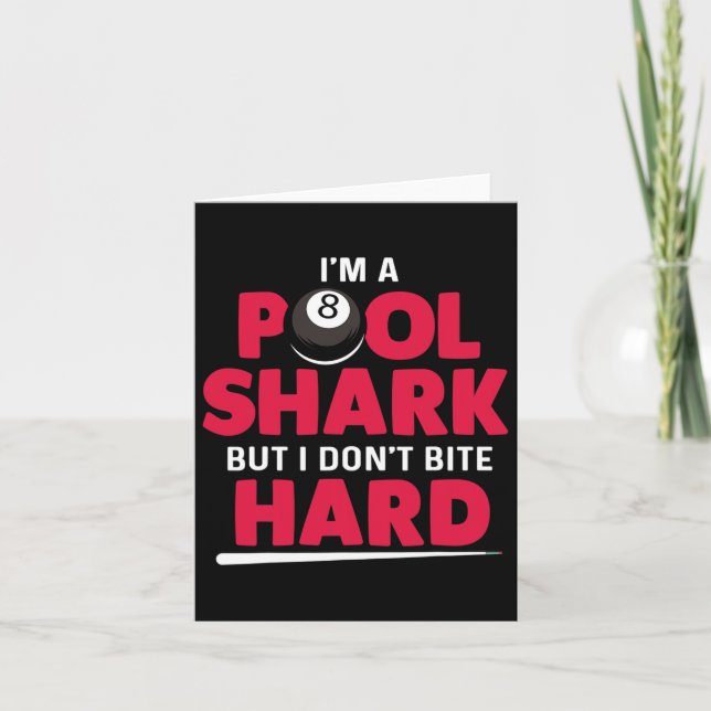 Im A Pool Shark  Card (Front)