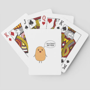 I'm a potato and proud poker cards