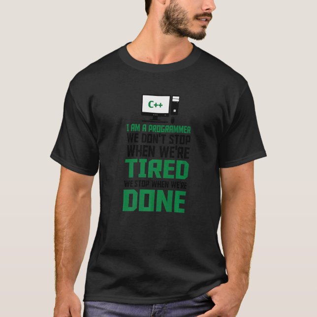 I'm A Programmer I Write Code Computer Scientist A T-Shirt (Front)