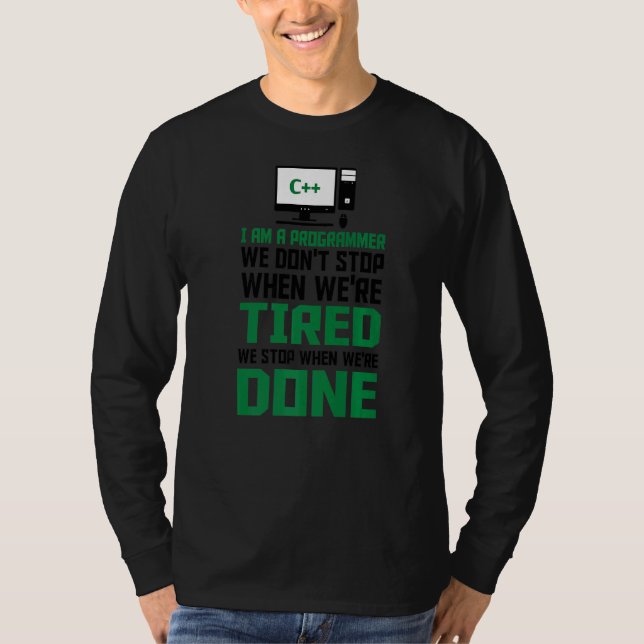 I'm A Programmer I Write Code Computer Scientist A T-Shirt (Front)