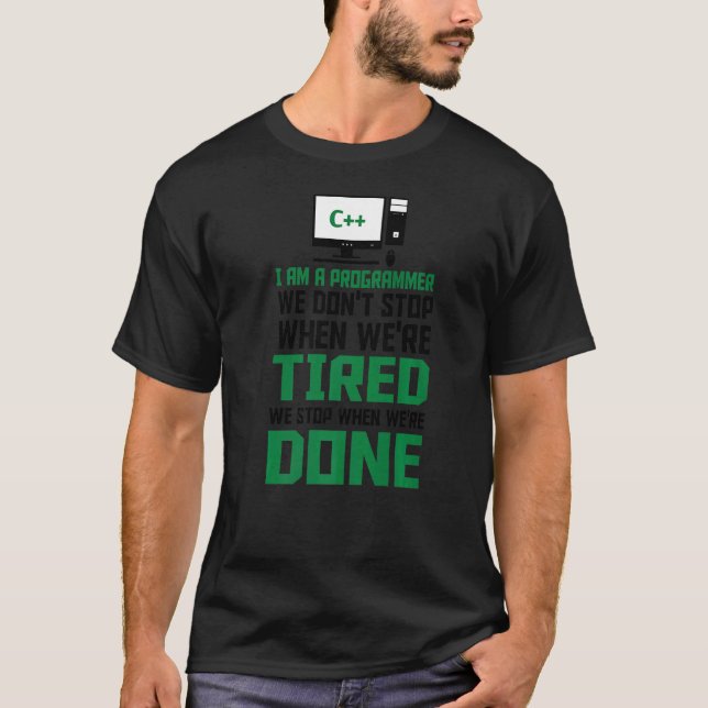 I'm A Programmer I Write Code Computer Scientist A T-Shirt (Front)