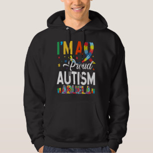 I'm a Proud Autism Abuela Matching Autism Awarenes Hoodie