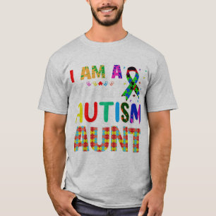 I'm a proud autism aunt design for autism aunties  T-Shirt